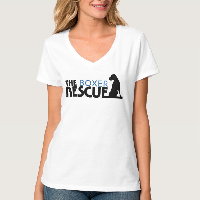 Mulheres confortáveis o t-shirt do V-Pescoço do (Frente)
