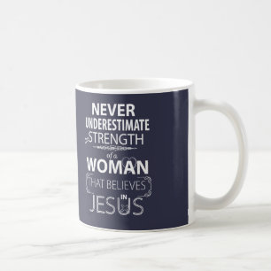Mulheres Cristãs presentes Canecas de Café Força J