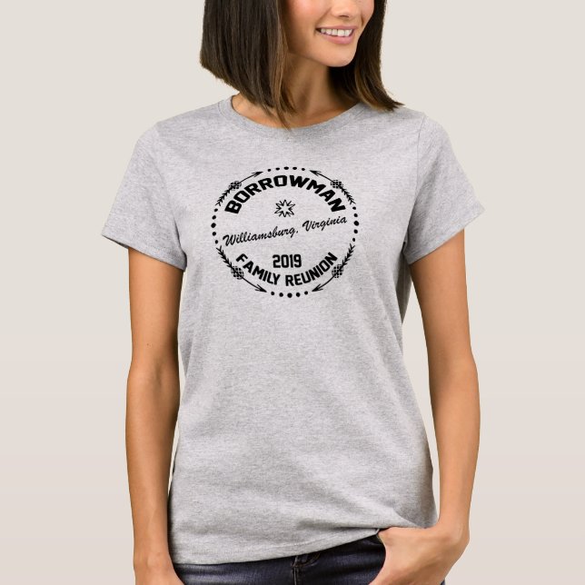 Mulheres da camisa da reunião de Borrowman (Frente)