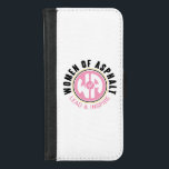Mulheres da Capa de telefone de Wallet de Asfalto<br><div class="desc">Mulheres da Capa de telefone de Wallet de Asfalto</div>