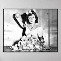 Mulheres da Segunda Guerra Mundial na Poster de Ho