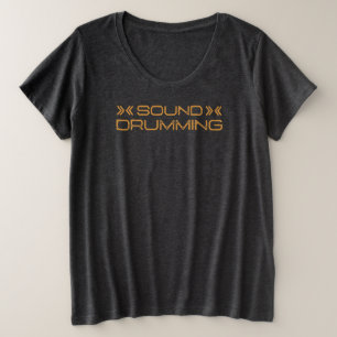Mulheres de rufar sadias mais o t-shirt