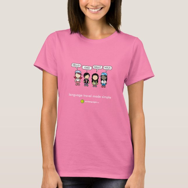 Mulheres de t-shirt do Ciao (Frente)