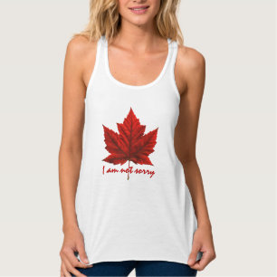 Mulheres do Canadá sem desculpas camisas com tanqu