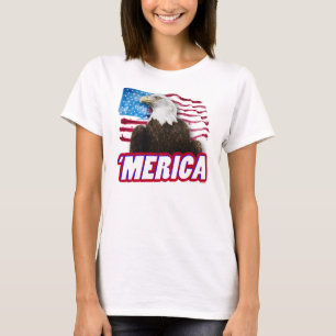 'Mulheres do t-shirt   de Merica