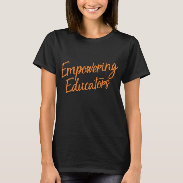 Mulheres do t-shirt de Moodle: Preto (Frente)