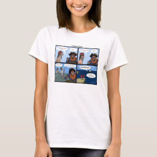 Mulheres do t-shirt do pirata da gramática