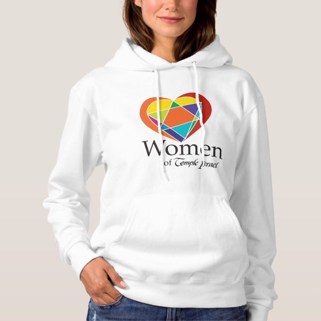 Mulheres do Templo Israel Suor Camisa Hoodie (Frente)