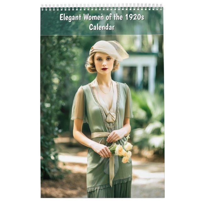 Mulheres Elegantes da Década de 1920 – Calendário (Capa)