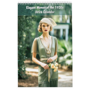 Mulheres Elegantes dos Anos 1920 – Calendário 2026