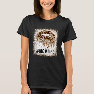 Mulheres ensolaradas Lábios Leopardo Mãe Camisetas