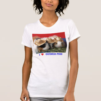 Mulheres Eu Amo Guiné Porcos Camisa