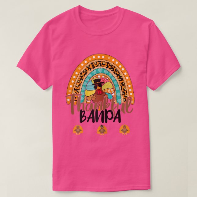 Mulheres Graças À Camisa De T Leopardo Rainbow Tur (Frente do Design)