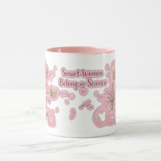 Mulheres Inteligentes na Ciência | Caneca Estética