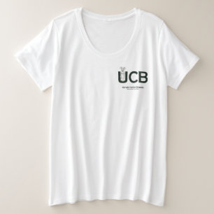 Mulheres mais o t-shirt do tamanho