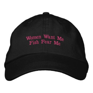 Mulheres Me Querem Peixe Teme Me Boné de Beisebol