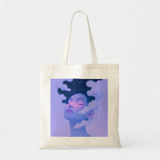 mulheres na bolsa tote do céu