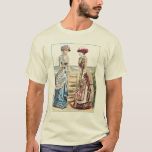 Mulheres na praia - t-shirt do Victorian
