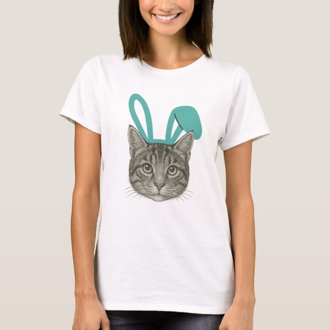 Mulheres Páscoas Camisas Páscoas Engraçadas Camise (Frente)