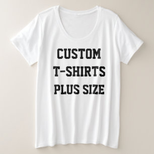 Mulheres personalizadas costume MAIS o T-SHIRT do