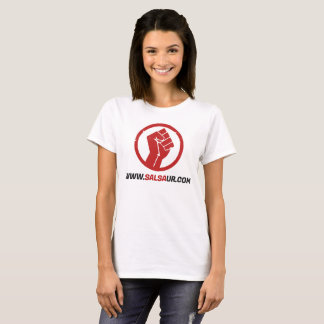 Mulheres subterrâneas W do t-shirt da salsa