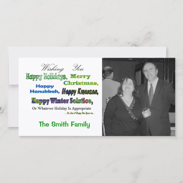 Multi cartões de natal verdes (Frente)