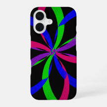 Multi Color Figure 8 Geometric iPhone 16 Case