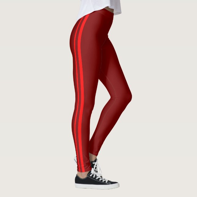 Multi-Color Red Racer Leggings (Direita)