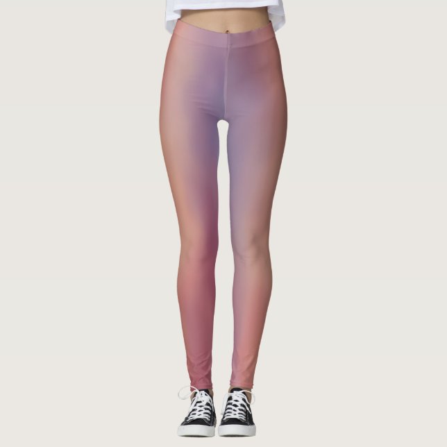 Multi cor Pastel Legging (Frente)