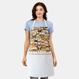 Multi Corgi Apron