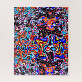 Multicolor Chaos Abstrato Jigsee Quebra-cabeça