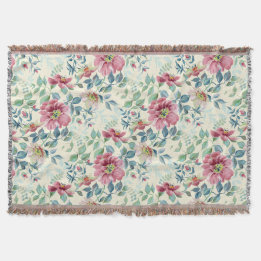 Multicoloração de Rosas selvagens no cobertor de m