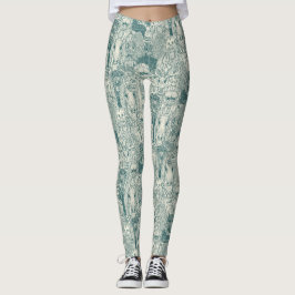 multidão de criptozoológicos leggings de pinho pér
