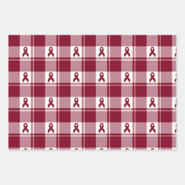 Multiple Myeloma Cancer Awareness Plaid