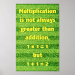 Multiplication and Addition - Math Poster<br><div class="desc">Multiplication and Addition</div>