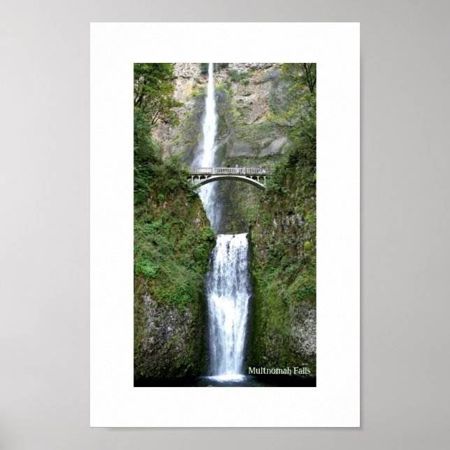 Multnomah Cai no Rio Colúmbia, OU Poster (Frente)