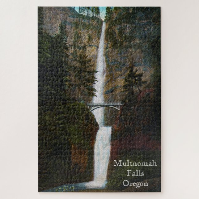 Multnomah Falls Oregon Large Quebra-cabeça (Vertical)