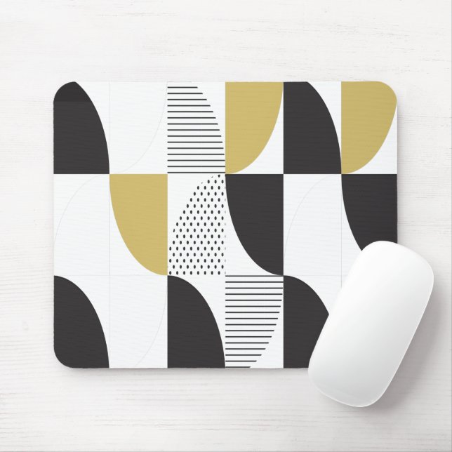 Multycolor Classic Abstract Design Mouse Pad (Com mouse)