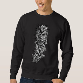 Mummy Rising – Camiseta gráfica de terror sombrio