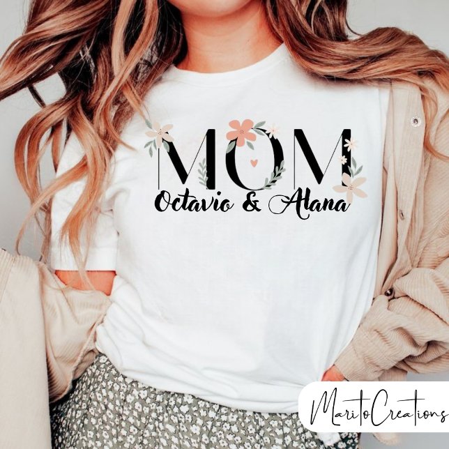 Mum's T-shirt to personalise your children's name (Criador carregado)