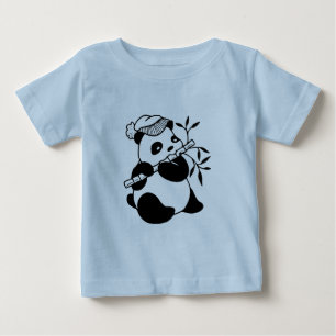 munchies de panda de festas de camiseta infantil