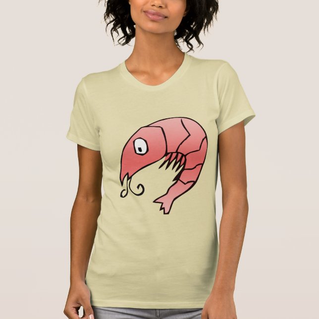 Mundo do t-shirt do camarão (Frente)