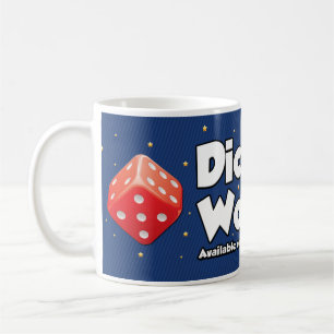 Mundo dos dados! *NEW da caneca de café