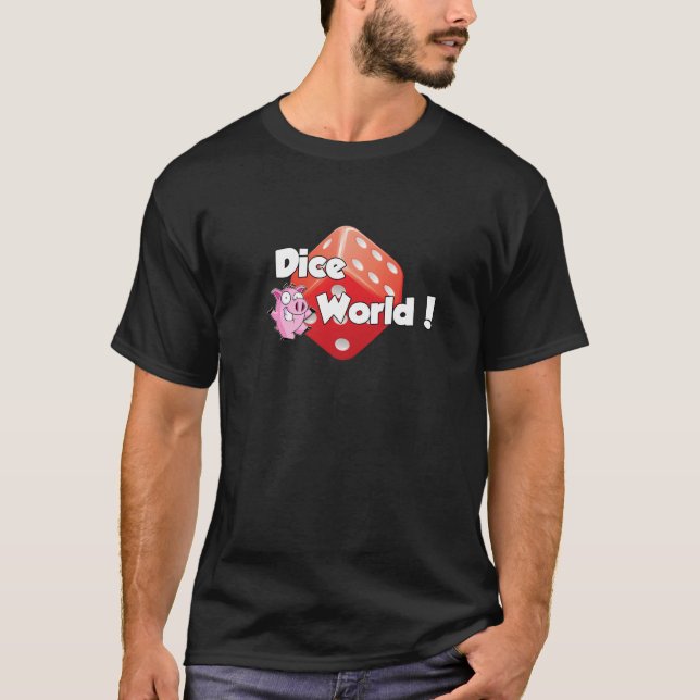 Mundo dos dados! T-shirt (Frente)