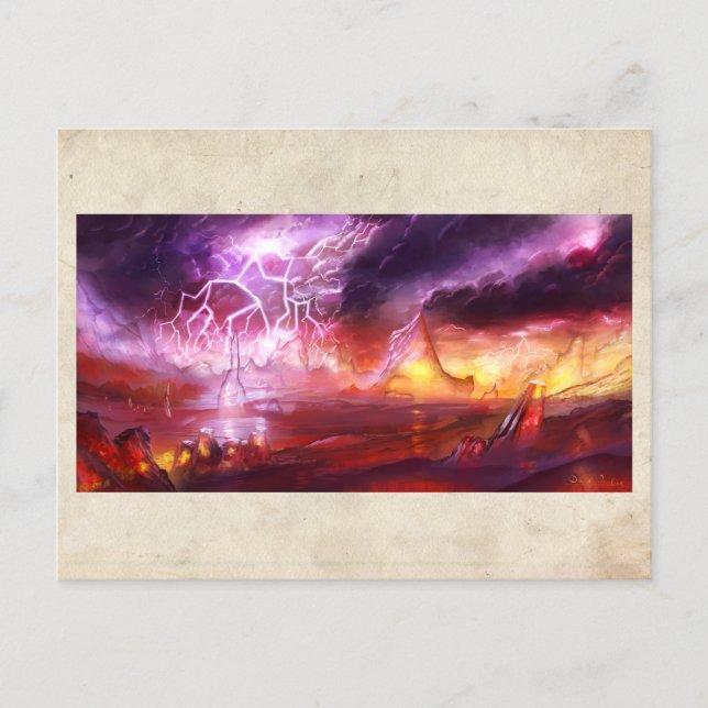 Mundo em Greve - Cartão Postal (Frente)