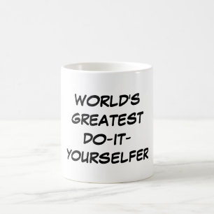 "Mundo grande Fazer-ele-Yourselfer" caneca