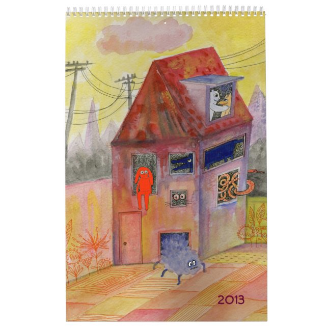 mundo lunático - calendário (Capa)