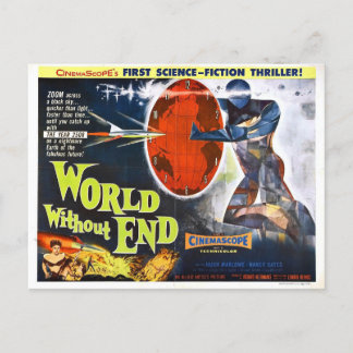 Mundo sem cartão postal clássico de poster de film