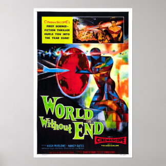 Mundo sem Fim do Poster de Filme Vintage