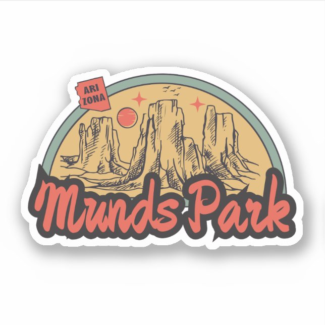 Munds Park, Arizona  Adesivo (Frente)